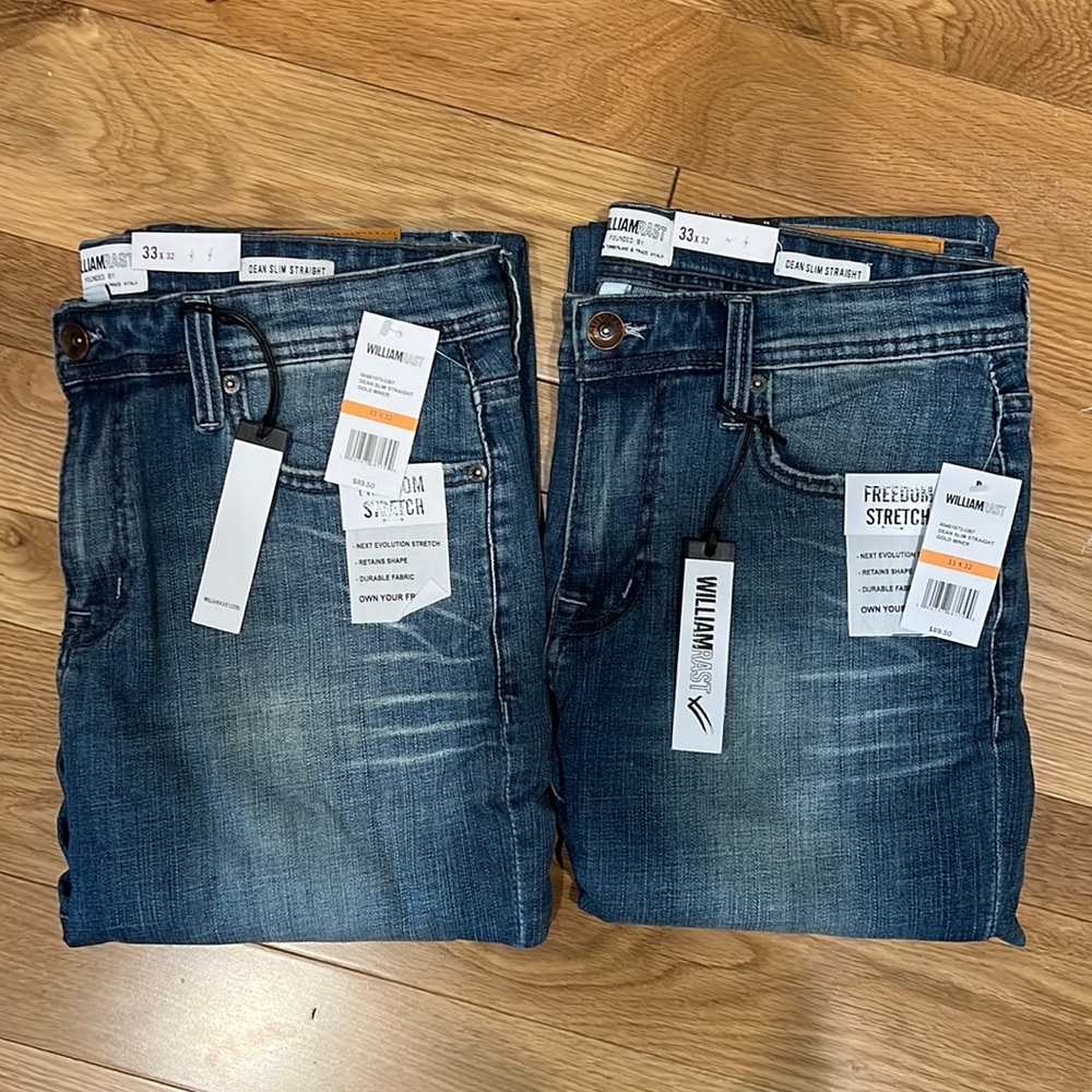 William Rast dean slim straight